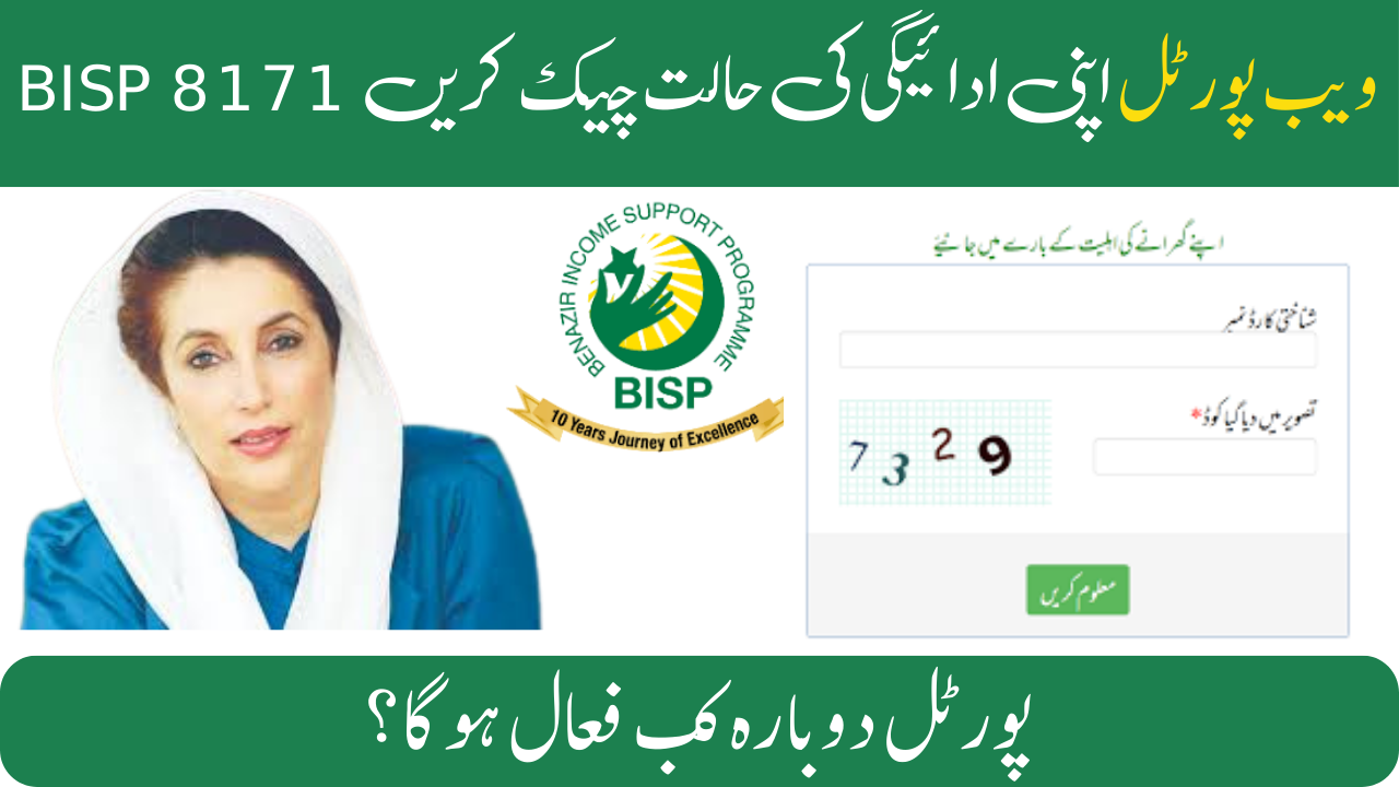 BISP 8171 Web Portal Check