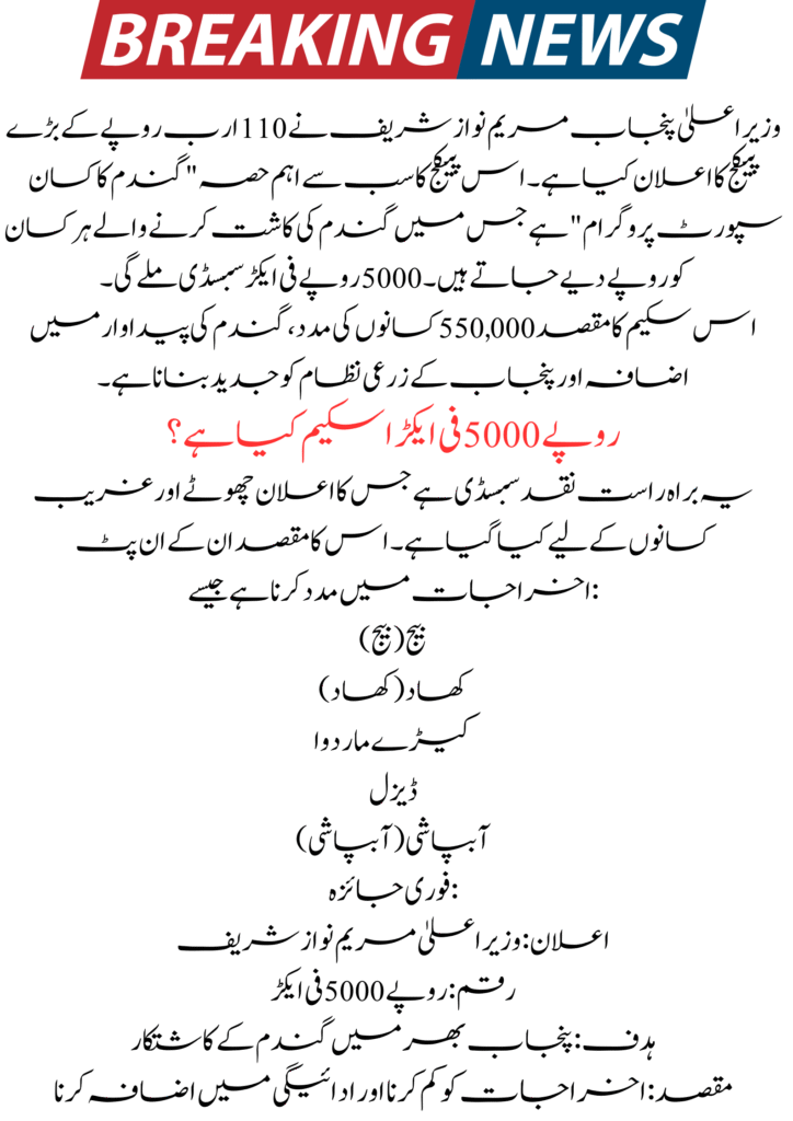 CM Punjab Announces Rs. 5,000 per Acre Relief for Farmers 2025 2 CM Punjab Announces Rs. 5,000 per Acre Relief