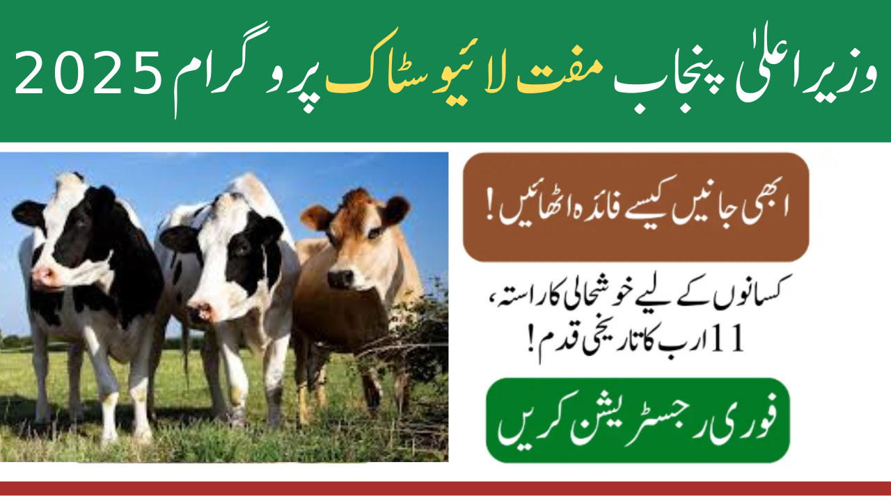 CM Punjab Free Livestock Program 2025